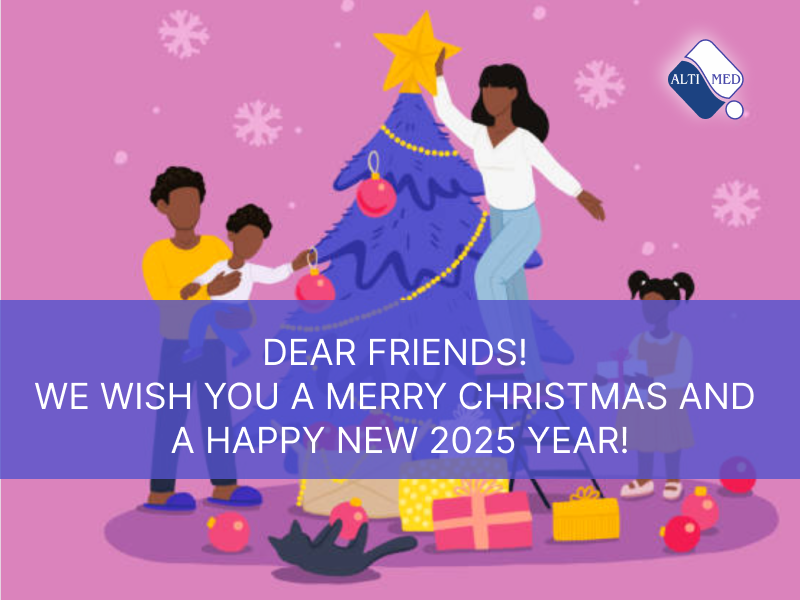 Дорогі друзі! Вітаємо з Різдвом та Новим 2025 роком!