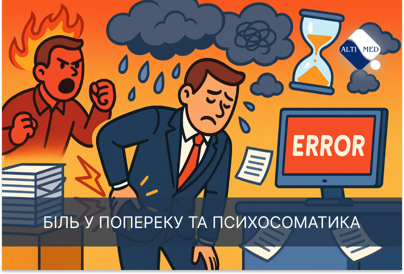 Біль у попереку та психосоматика