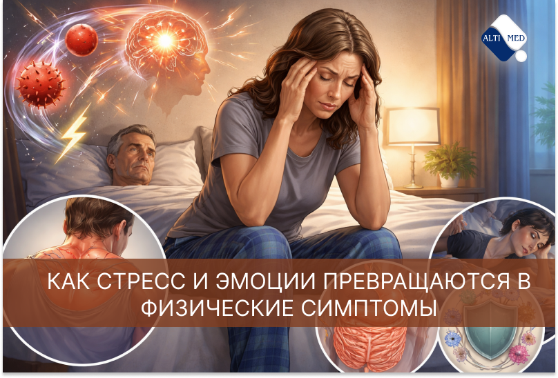 Как стресс и эмоции превращаются в физические симптомы