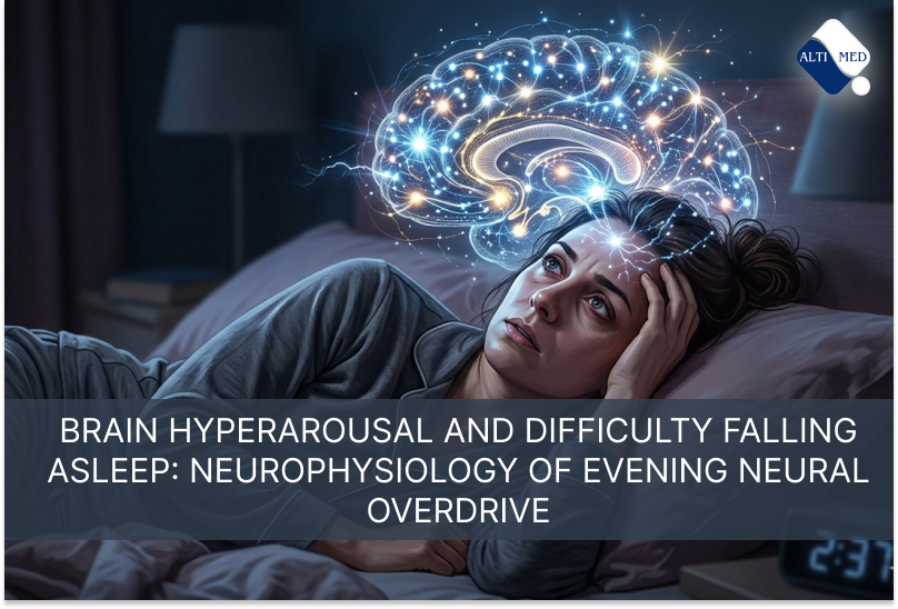 Brain Hyperarousal and Difficulty Falling Asleep: Neurophysiology of Evening Neural Overdrive