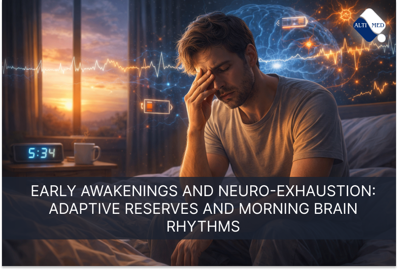 Early Awakenings and Neuro-Exhaustion: Adaptive Reserves and Morning Brain Rhythms
